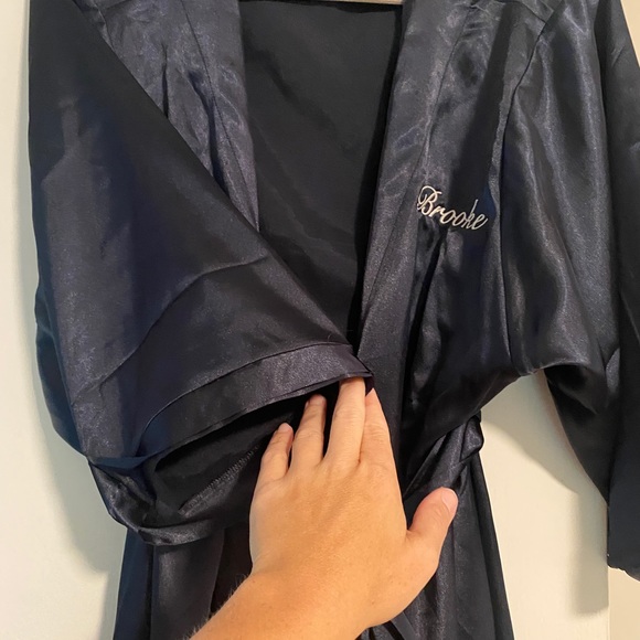 Navy Blue Robe - Picture 2 of 5